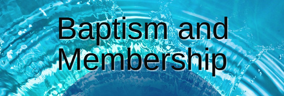 Baptism Sunday Christian Web Banner